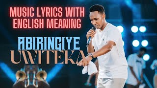 Israel Mbonyi Abiringiye Uwiteka  official music video with english subtitles [upl. by Herbie3]