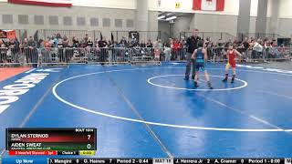 12U 63 Aiden Sweat Kalispell Wrestling Club Vs Dylan Sternod NWWC [upl. by Job]