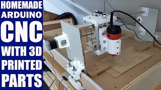 Homemade CNC with 3D Printed Parts [upl. by Lemhaj13]