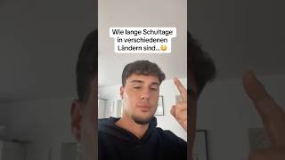 Wie lange Schultage in verschiedenen Ländern sind…😳  foryou trending trend viralshort fypシ゚ [upl. by Geddes]