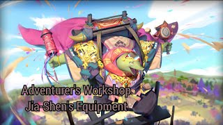 sdorica  Adventurers Workshop  Jiashens Equipment [upl. by Htebazileharas]