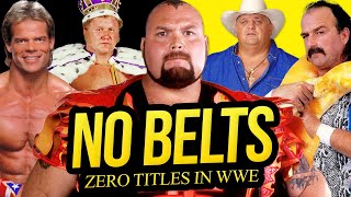 NO BELTS  Never Won a Title in WWE [upl. by Ayek]