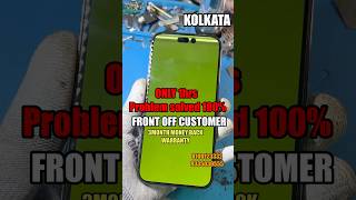 IPHONE 14Promax Green line screen issue solved in Kolkata mobile repair shop appleiphone [upl. by Redneval350]