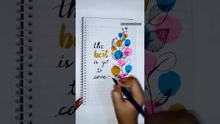 Diary decoration ideas ✨ shorts viral ytshorts draw [upl. by Charis596]