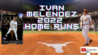 IVAN MELENDEZ ALL 32 HOME RUNS  GOLDEN SPIKES AWARD WINNER NCAA COLLEGE RECORD BBCOR ERA [upl. by Geddes886]