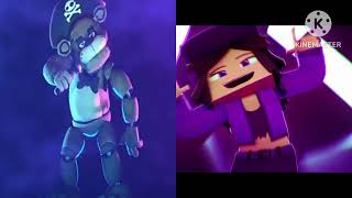 FNAF AND MINECRAFT HEROES ANMATSIYONgaming with kev mr beast gamingtop 5 gamingcomida gaming [upl. by Sudnac]