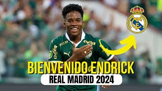 Bienvenido ENDRICK al REAL MADRID Skills amp Goals [upl. by Hokanson]