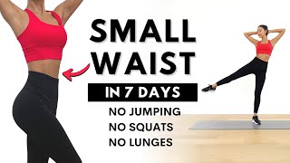 SMALL WAIST in 7 Days  15 MIN Nonstop Standing Workout  No Squat No Lunge No Jumping [upl. by Somisareg]