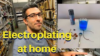 Electroplating at home Simple and easy [upl. by Odravde710]