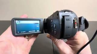 DINGETU Camcorder Video Camera 4K Ultra HD 48MP Vlogging Camera for YouTube Review [upl. by Andromache303]