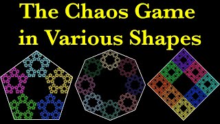 The Chaos Game in Pentagon Octagon and Square math visualization [upl. by Aubreir211]