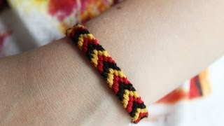 DIY  Fanarmband  SelfmadeSunday [upl. by Atinnor]