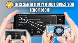 ☑️ 100 With Proof This Sensitivity Guide Gives You Zero Recoil  BGMI  PUBG Sensitivity Settings [upl. by Nic990]