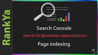 How to Fix Blocked by robotstxt Errors [upl. by Anu26]