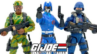 GI Joe Classified Series Retro Stalker Cobra Commander amp Cobra Trooper Review [upl. by Falk843]