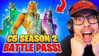 NEW Season 2 BATTLE PASS in Fortnite GREEK GODS [upl. by Jaquelyn]