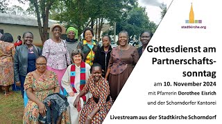 Partnerschaftsgottesdienst mit der Schondorfer Kantorei und Pfarrerin Dorothee Eisrich  🎬 Live [upl. by Erreip463]