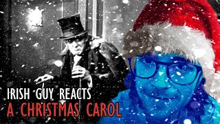 A CHRISTMAS CAROL 1910  FIRST TIME WATCHING  FULL MOVIE REACTION [upl. by Eihcra]