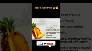 8 benefits of pineapple 🍍food pineapple facts beyondthebasics [upl. by Yelkao]