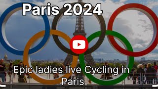 Woman cycling in Paris  Olympic 2024  woman road race  Nepali in Norway [upl. by Nette]