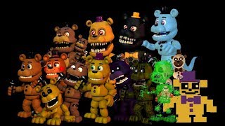 Most FNAF World Freddys Sing The FNAF Song [upl. by Grantland]