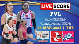 Creamline vs Cignal HD  PVL Live Scoreboard  AllFilipino Conference  MAR 26 [upl. by Seabury]