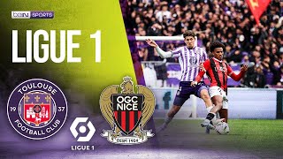 Toulouse vs Nice  LIGUE 1 Highlights  030324  beIN SPORTS USA [upl. by Adnamas]