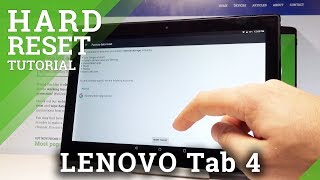 How to Factory Reset LENOVO Tab 4  Wipe All Data HardResetinfo [upl. by Esten]