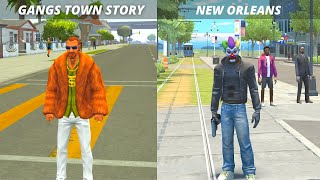 Gangs Town Story VS Gangstar new Orleans  Graphics Comparison  Android and IOS [upl. by Idou365]