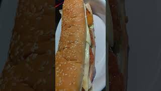 JUMBO FISH FILLET SANDWICH yummy satisfying food fishsandwich trending shortvideo [upl. by Azmah]