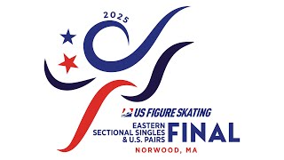 Intermediate Pairs Free Skate  2025 Eastern Sectional Singles amp US Pairs Final [upl. by Attenwad]