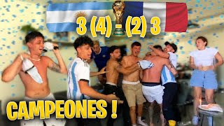 REACCION PENALES  ARGENTINA 3 4  2 3 FRANCIA  CAMPEONES DEL MUNDO  Final Emocionante [upl. by Elias]