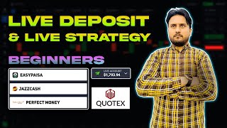 Quotex live deposit  how to deposit money in quotex  Quotex live trading today  Quotex [upl. by Omland874]