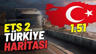 ETS 2 151 TÜRKİYE HARİTASI NASIL KURULUR  DETAYLI ANLATIM  2K24 TURKEY MAP 2024 SON SÜRÜM [upl. by Aekal717]