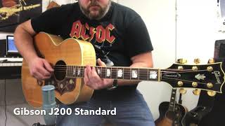 Gibson J200 standard VS Sigma GJASG200 [upl. by Roskes]