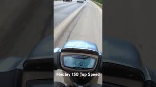 Piaggio Medley 150 Top Speed motovlogger gopro bikelife [upl. by Haldas]