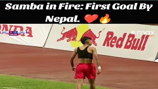 Samba On fire🔥BALL BY PREETI RAINEPAL VS INDIASAFF Women Football ChampionshipNChelishortshorts [upl. by Semela]