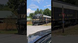 Railfanning The New Tygart Flyer At Nydegger Camp In Bowden WV [upl. by Verbenia]