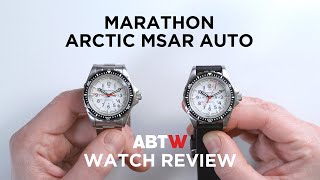 Marathon Arctic MSAR Automatic Watch Review  aBlogtoWatch [upl. by Kcirdek885]