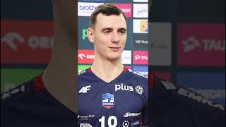 Maciej Nowowsiak po meczu z Barkomem shorts volleyball zaksa zaksafamily [upl. by Nodnrb296]