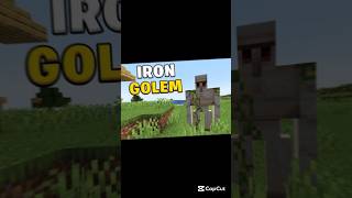 MINECRAFT IRON GOLEM SHORTS minecraft viralvideo gaming [upl. by Lizbeth]