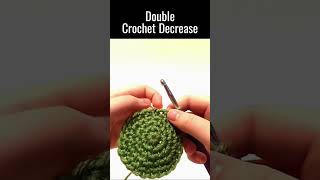 Decreasing in Crochet crochetbasics beginnercrochet easycrochet learntocrochet crochet101 diy [upl. by Piane]