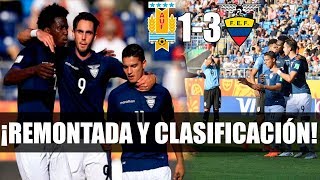 Uruguay 13 Ecuador  Relato emotivo de la clasificación histórica de la Minitri [upl. by Eatnuhs]