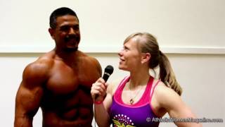 Wendy Lindquist Interviews Male Bodybuilder [upl. by Bej]