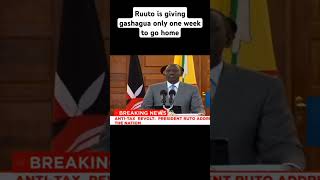 Breaking ruto speaks on impeaching gashagua kenya ruto [upl. by Noek]