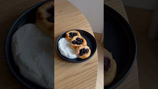 healthy cottage cheese tarts healthysnack cottagecheese tartlets hightprotein foodinspo recipe [upl. by Erlina]