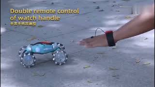 24g Remote Control Hand Gesture Control Stunt Rc Toy Car 360 Rotation Car [upl. by Marteena434]