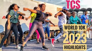 TCS WORLD 10K BANGALORE 2023  HIGHLIGHTS  AFTER RACE EVENTS  BANGALORE MARATHON [upl. by Ynaittirb751]