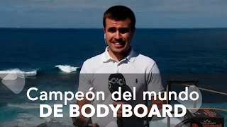 El grancanario Armide Soliveres campeón del mundo de Bodyboard [upl. by Einomrah]