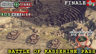 Battle of Kasserine Pass  Sudden Strike 4 AfricaDesert War DLC  AXIS Campaign Final  Mission 3 [upl. by Aubreir]